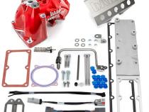 Monster-Ram Intake System for 07.5-12 Dodge Ram 2500/3500 6.7L Cummins Red Powdercoat Banks Power