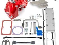 Monster-Ram Intake 13-18 RAM 3500-5500 Chassis Cab 6.7L Red Powdercoat Banks Power