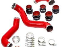 Boost Tube Upgrade Kit Red Powder Coated (Set) for 17-19 Chevy/GMC 2500/3500 6.6L Duramax L5P Banks Power