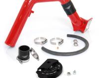 Max Flow Bridge and Cold Side Tube Over Alt for 07.5-10 Chevrolet/GMC Duramax LMM Flag Red HSP Diesel