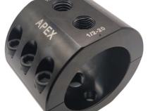 Stabilizer Clamp, 2.125 Inch ID, Black, Universal - Includes hardware for Fox ATS, Standard Apex Chassis