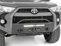 Front Bumper Hybrid 20 Inch Black LED Amber Toyota 4Runner 2WD/4WD (14-24) Rough Country