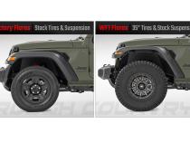 WF1 Fender Flares Jeep Gladiator JT 4WD (2020-2025) Rough Country