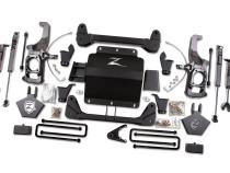 11-19 Silverado/Sierra 2500HD/3500HD 5.0 Inch Torsion Bar Drop Lift Kit Without Top Overload With Fox Adventure Shocks Zone Offroad
