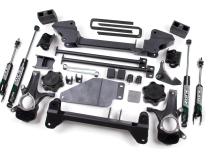 99 K1500 00-06 Silverado/Sierra 1500 6 Inch Lift Kit Fox Adventure Shocks Zone Offroad