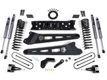 19-24 RAM 3500 4.5 Inch Radius Arm 2 Inch Rear Block Without Overload Diesel 6-Bolt T-Case Fox Adventure Shocks Zone Offroad