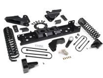 19-24 RAM 3500 4.5 Inch Radius Arm Bracket 3 Inch Rear Block Without Overload Diesel 6-Bolt T-Case Fox Adventure Shocks Zone Offroad