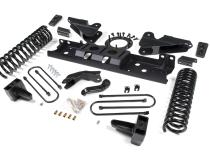 19-24 RAM 3500 4.5 Inch Radius Arm Bracket 3 Inch Rear Block Without Overload Diesel 8-Bolt T-Case Fox Adventure Shocks Zone Offroad