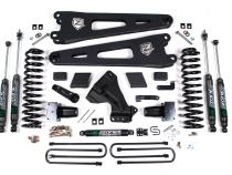 23-24 Ford F-250/F-350 Super Duty 4WD 5 Inch Radius Arm Lift Kit 3 Inch Rear Block Diesel 3 Leaf Main Fox Adventure Shocks Adventure Series Shocks Zone Offroad