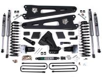 23-24 Ford F-250/F-350 Super Duty 4WD 5 Inch Radius Arm Lift Kit 3 Inch Rear Block Diesel 3 Leaf Main Fox Adventure Shocks Adventure Series Shocks Zone Offroad