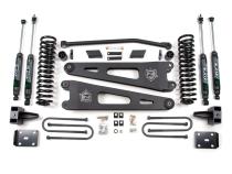 11-16 Ford F-250/F-350 Super Duty 4 Inch Radius Arm Lift Kit Gas With Nitro Shocks Zone Offroad