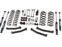 03-06  Jeep Wrangler TJ 4 Inch Coil Spring Lift Kit With Nitro Shocks Zone Offroad