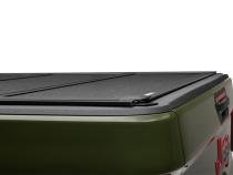 BAKFlip MX4 TS Hard Folding Truck Bed Cover 2007-2021 Toyota Tundra 5 Foot 6 Inch Bed with Deck Rail System without Trail Special Edition Storage Boxes BAK
