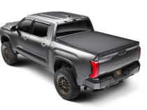Revolver X4ts Hard Rolling Truck Bed Cover 2007-2021 Toyota Tundra 5 Foot 6 Inch Bed with Deck Rail System without Trail Special Edition Storage Boxes BAK