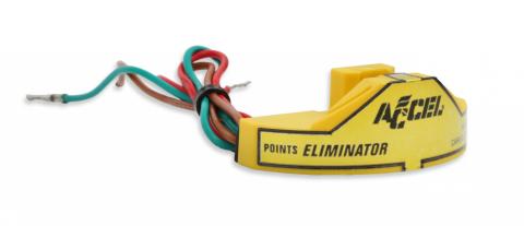 Points Eliminator Kit For Ford Motorcraft Points Distributors Points Conversion Kit For 1957-74 With Ford Motorcraft V8 Single Point Distributors.

Note: Not Designed To Work With Distributors Utilizing A Mechanical Tach Drive! ACCEL