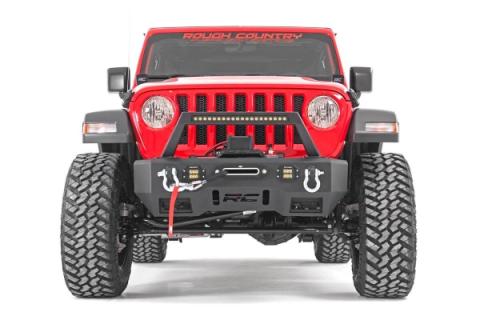 3.5 Inch Jeep Suspension Lift Kit Vertex Reservoir Stage 2 Coils &amp; Adj. Control Arms 18-20 Wrangler JL Rough Country