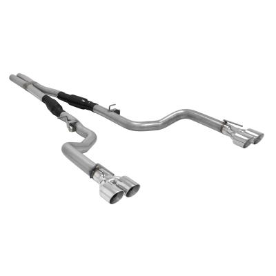 Outlaw Cat-Back Exhaust System 2015-2023 Dodge Challenger Hellcat, Demon, Srt392, R/T Scat-Pack With 6.2L Or 6.4L Engine And 2017-2021 R/T With 5.7 Engine Eliminates Factory Exhaust Valves Aggressive Sound Flowmaster