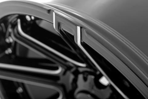 88 Series Wheel One-Piece Gloss Black 17x9 6x135 -12mm Rough Country