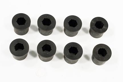 Replacement Front Leaf Spring Bushings &amp; Sleeves 69-93 Ramcharger 4WD / Dodge Truck 1/2 3/4 Ton 4WD Fits with Tuff Country Lift Kits Only Tuff Country