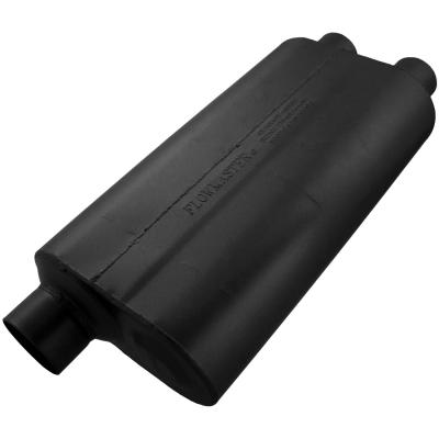 50 Series Hd Chambered Muffler 50 H.D 3.00 Offset In 2.50 Dual Out Moderate Sound Flowmaster