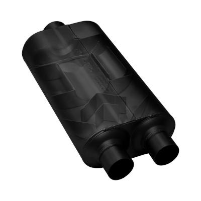 50 Series Hd Chambered Muffler 50 H.D 3.00 Offset In 2.50 Dual Out Moderate Sound Flowmaster