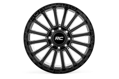 97 Series Wheel One-Piece Gloss Black 20x10 8x6.5 -19mm Rough Country