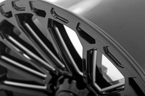 97 Series Wheel One-Piece Gloss Black 22x10 8x6.5 -19mm Rough Country