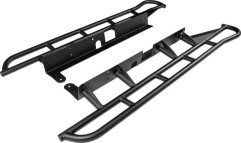 15-22 Chevy Colorado and 15-22 GMC Canyon HD Rock Sliders Short Bed Black Powdercoat All Pro Off Road