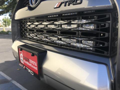 14-21 4Runner 32 Inch Hidden Grille LED Light Bar Brackets Kit One 32 inch Combo Beam No Switch Cali Raised LED