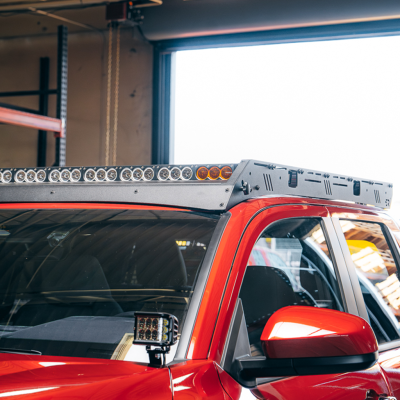 Premium Roof Rack For 24 Toyota Tacoma - Yes Lighting Cut Out Cali Raised LED