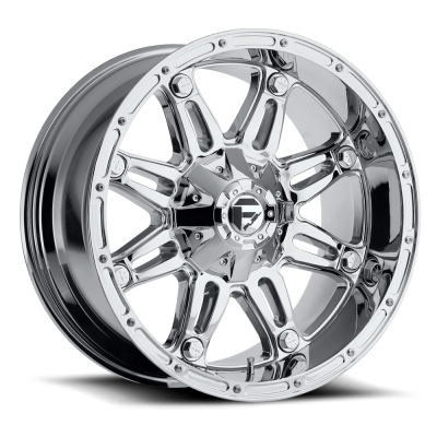 Aluminum Wheels 18X9 Hostage D530 5 On 114.3/5 On 127 Chrome 78.1 Bore 1 Offset Fuel Off Road Wheels