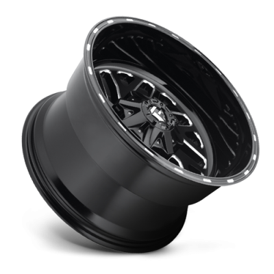 Aluminum Wheels 20X9 Triton D581 5 On 139.7/5 On 150 Gloss Black Milled 110.1 Bore 1 Offset Mesh Spoke Fuel Off Road Wheels