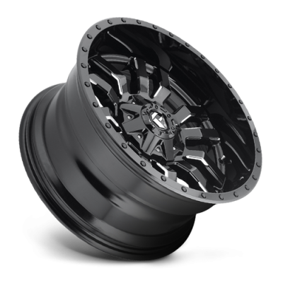 Aluminum Wheels 20X10 Sledge D595 5 On 114.3/5 On 127 Gloss Black/Milled 78.1 Bore -18 Offset Fuel Off Road Wheels