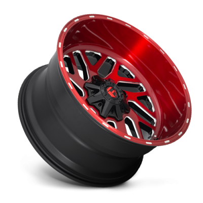 Aluminum Wheels 20X10 Triton D691 5 On 114.3/5 On 127 Candy Red/Milled 78.1 Bore -18 Offset Mesh Spoke Fuel Off Road Wheels