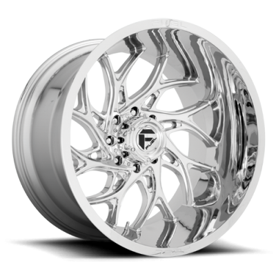 Aluminum Wheels 24X12 Runner D740 6 On 135 Chrome 87.1 Bore -44 Offset Fuel Off Road Wheels