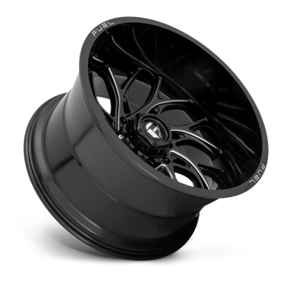 Aluminum Wheels 26X14 Runner D741 5 On 127 Gloss Black Milled 71.5 Bore -75 Offset Fuel Off Road Wheels
