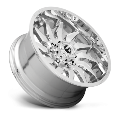 Aluminum Wheels 20X10 Saber D743 5 On 139.7 Chrome 78 Bore -18 Offset Fuel Off Road Wheels