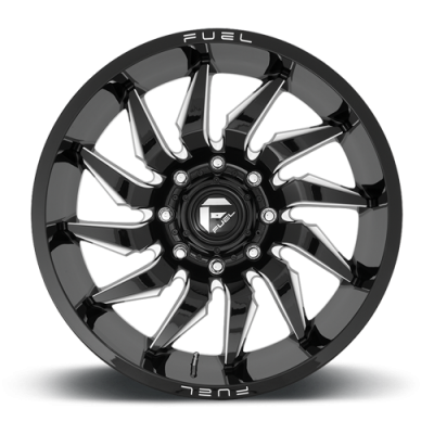 Aluminum Wheels 24X12 Saber D744 5 On 127 Gloss Black Milled 71.5 Bore -44 Offset Fuel Off Road Wheels