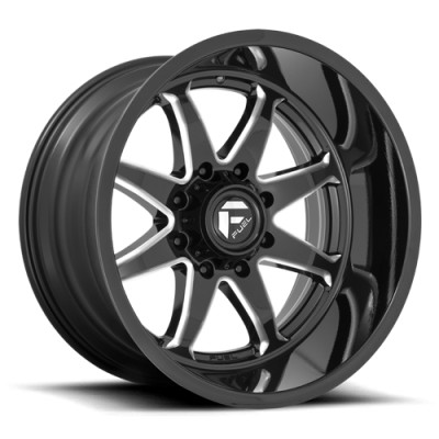 Aluminum Wheels 20X10 Hammer D749 5 On 127 Gloss Black Milled 71.5 Bore -18 Offset Fuel Off Road Wheels