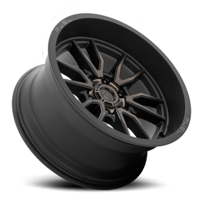 Aluminum Wheels 17X9 Clash 6 D762 6 On 114.3 Matte Black Double Dark Tint 66.06 Bore 1 Offset Multi Spoke Fuel Off Road Wheels