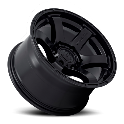 Aluminum Wheels 17X9 Rush D766 6 On 114.3 Satin Black 66.06 Bore 1 Offset Fuel Off Road Wheels