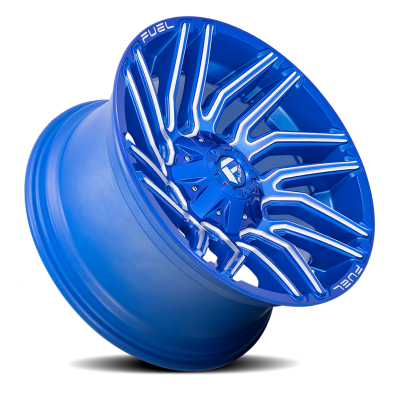 Aluminum Wheels 20X10 Typhoon D774 5 On 114.3/5 On 127 Anodized Blue Milled 78 Bore -18 Offset Fuel Off Road Wheels