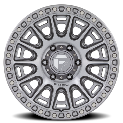 Aluminum Wheels 20X9 Cycle D833 5 On 127 Platinum Gray 71.5 Bore 1 Offset Fuel Off Road Wheels