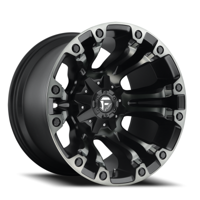 Aluminum Wheels 20X10 Vapor D851 5 On 114.3/5 On 127 Matte Black Gray Tint 78.1 Bore -18 Offset Fuel Off Road Wheels