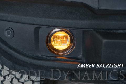 Elite Series Fog Lamps for 2014-2019 Ford Fiesta ST Pair Cool White 6000K Diode Dynamics