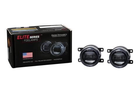 Elite Series Fog Lamps for 2007-2012 Nissan Sentra Pair Cool White 6000K Diode Dynamics