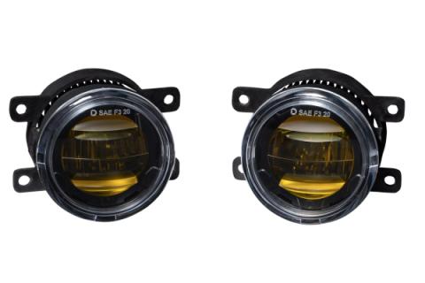 Elite Series Fog Lamps for 2013-2015 Honda Accord Pair Yellow 3000K Diode Dynamics