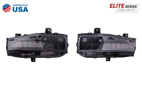 Elite Series Combination Fog Lamp for 18-21 Ford Mustang Cool White Pair Diode Dynamics