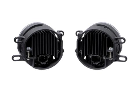 Elite Series Fog Lamps for 2006-2014 Toyota Yaris Pair Cool White 6000K Diode Dynamics
