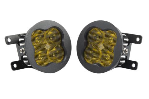 SS3 LED Fog Light Kit for 2008-2009 Ford Taurus X Yellow SAE Fog Max w/ Backlight Diode Dynamics
